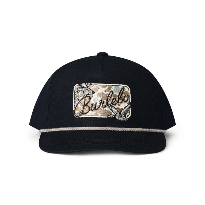 Burlebo Camo Patch Hat - Black