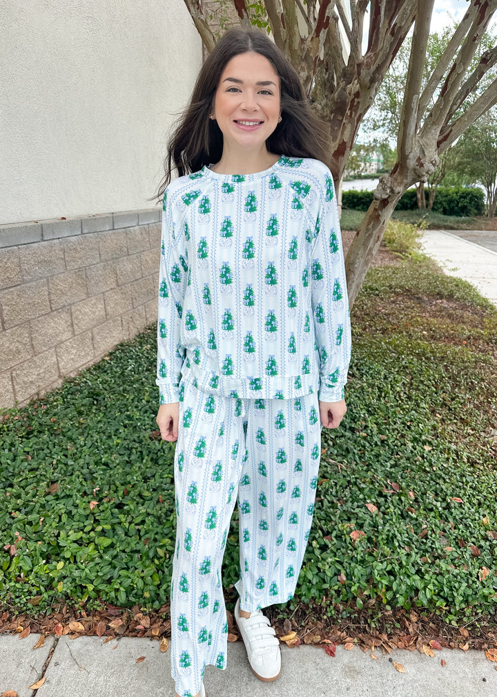 MS Annie PJ Pant Set - Ginger Jar Joy