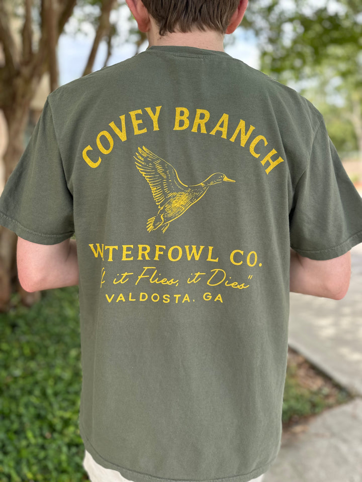 CB “If It Flies, It Dies” S/S Pocket T-Shirt - Olive