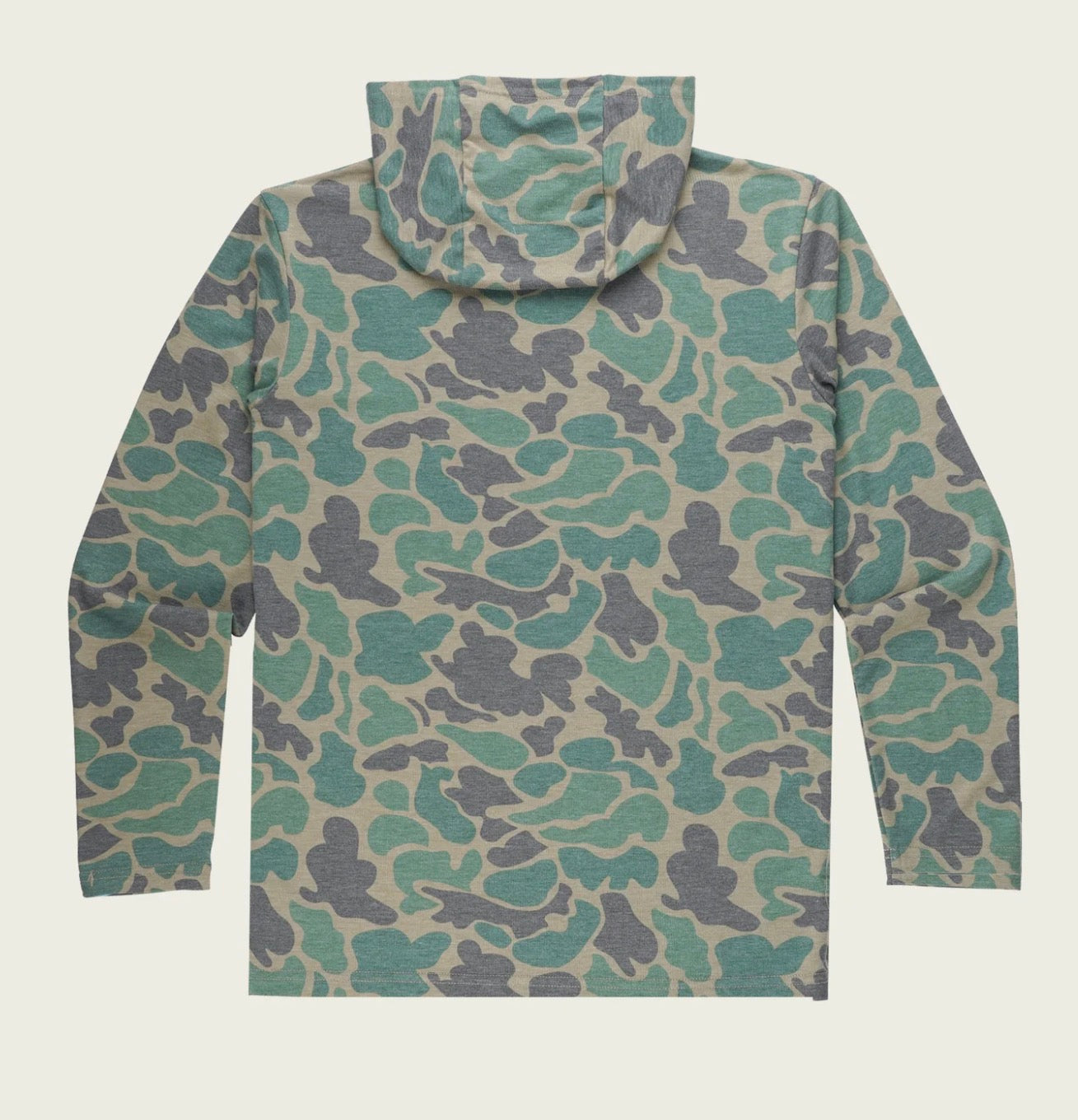 Marsh Wear Youth Burton Tech Hoodie - Green Mallard Camo
