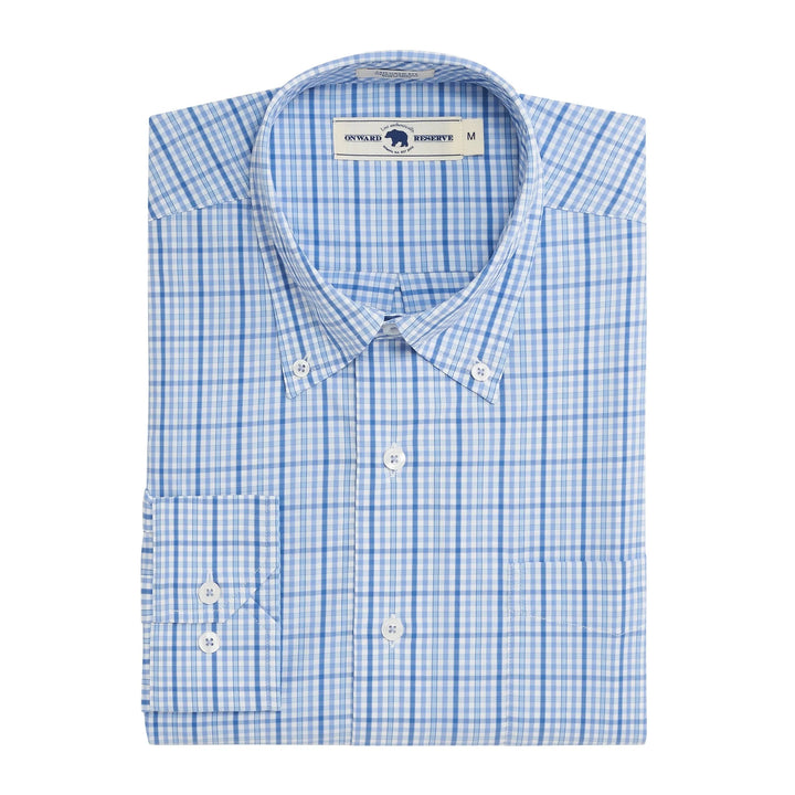 Onward Reserve Wylie Tailored Fit Performance Button Down - Iris