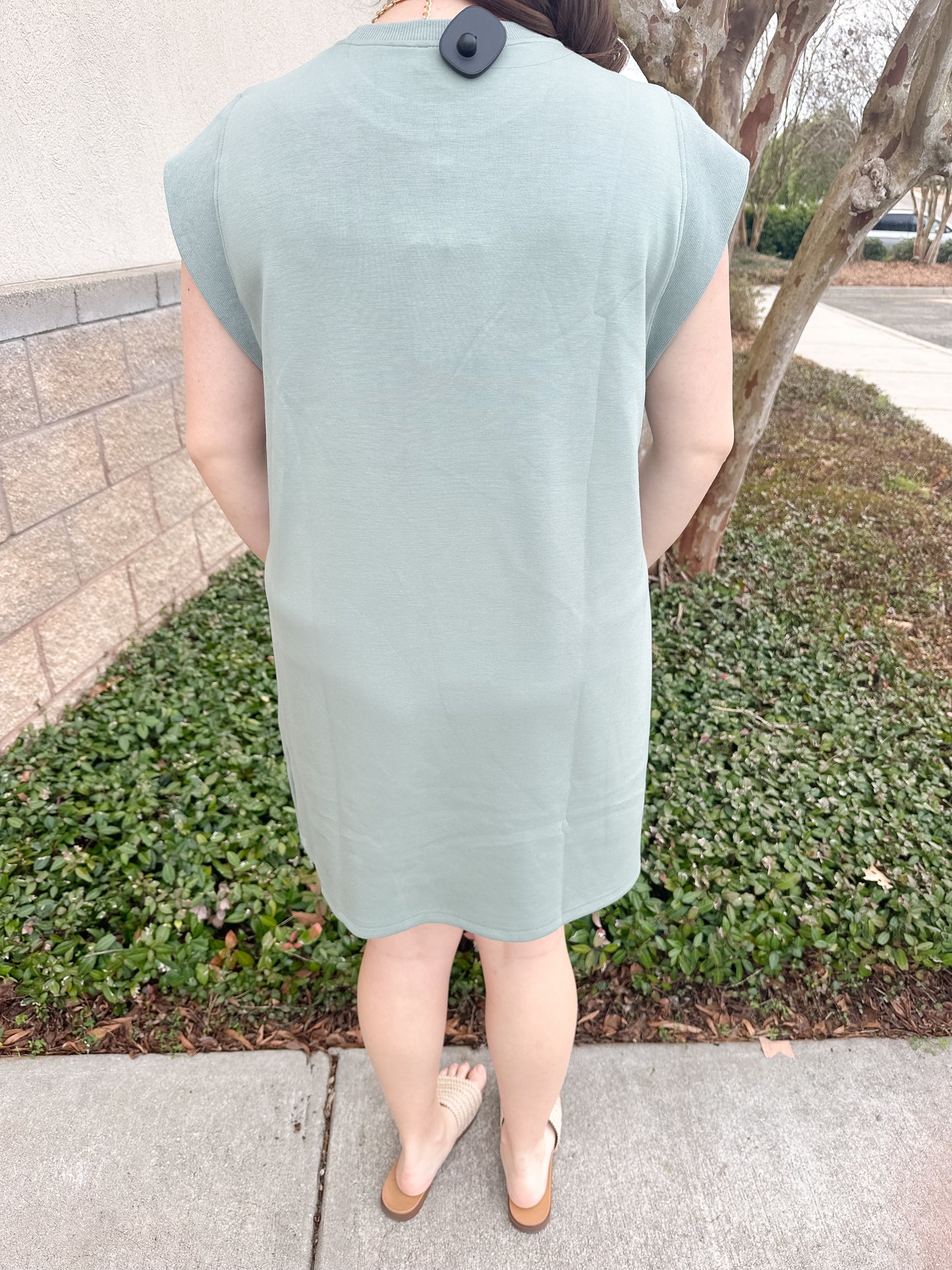 Marty Mini Dress - Sage