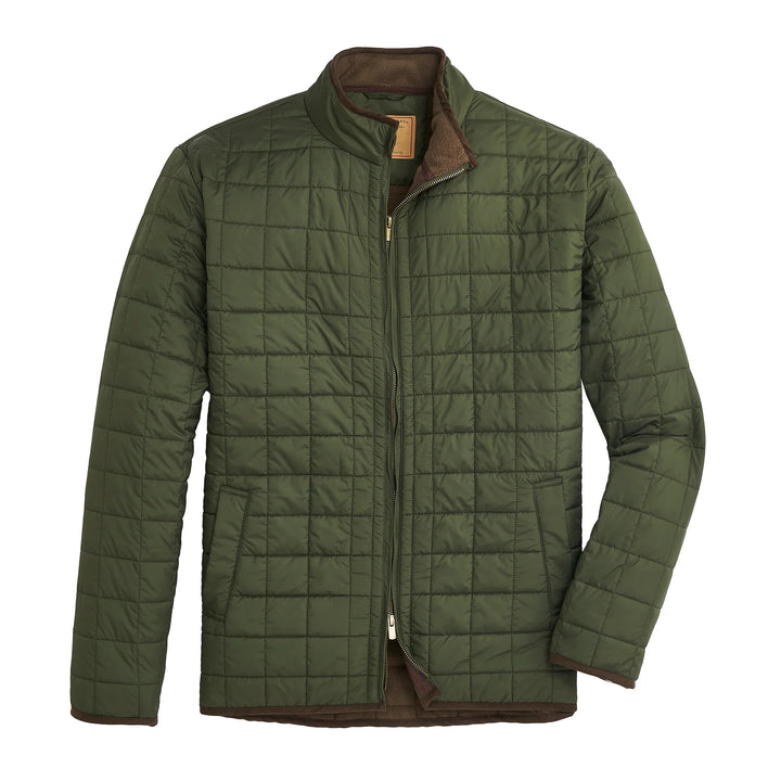 Onward Reserve Grid Quilted Jacket - Olive