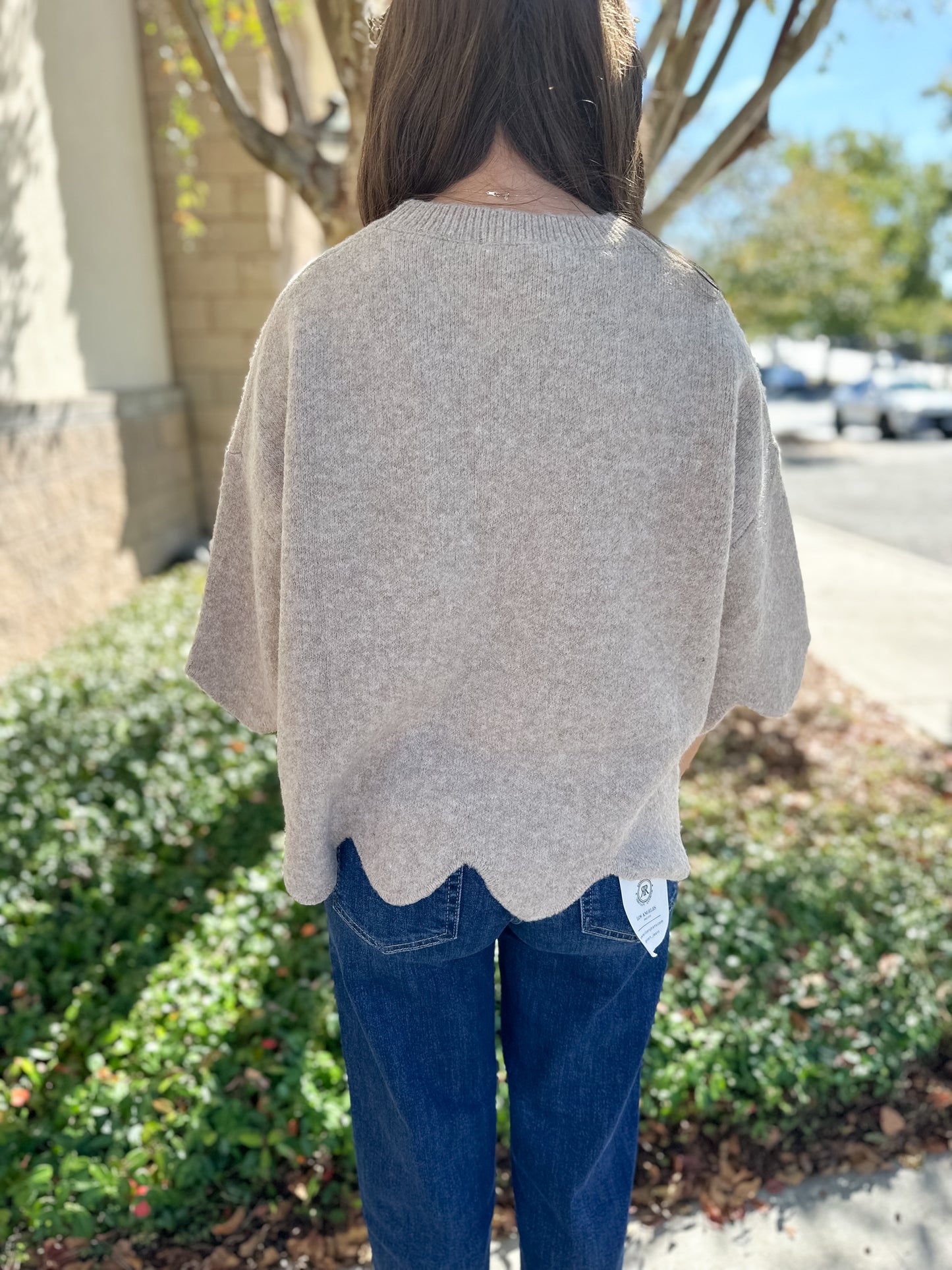 Mason Scalloped Sweater