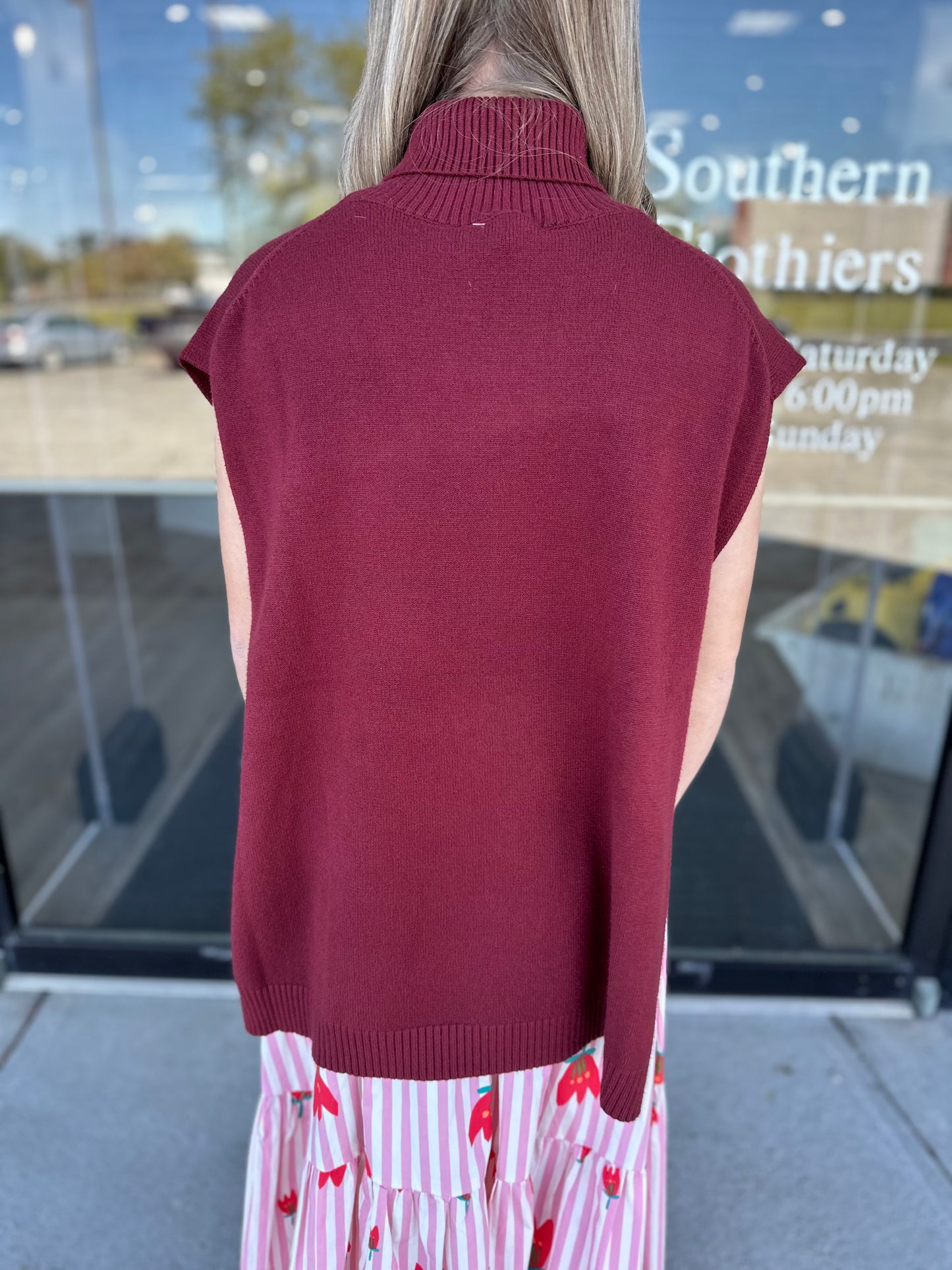 Bailey Turtleneck Hi/Lo Sweater