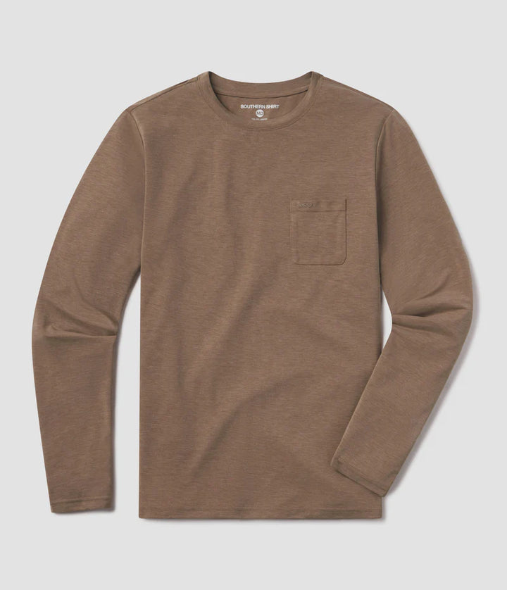 SSCO Men’s Max Comfort Pocket L/S Tee - Natural