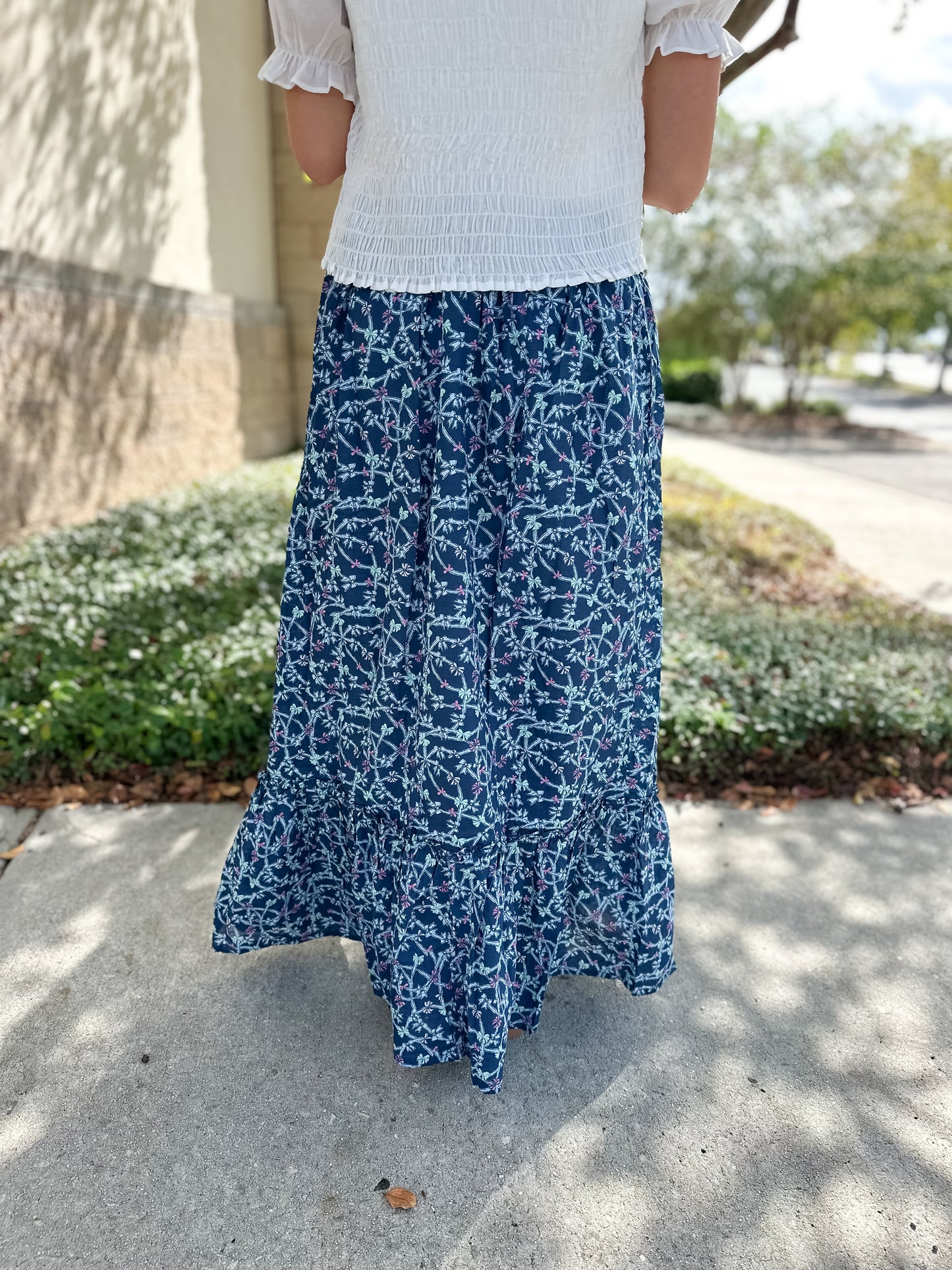 Ophelia Maxi Skirt - Blue Ribbon