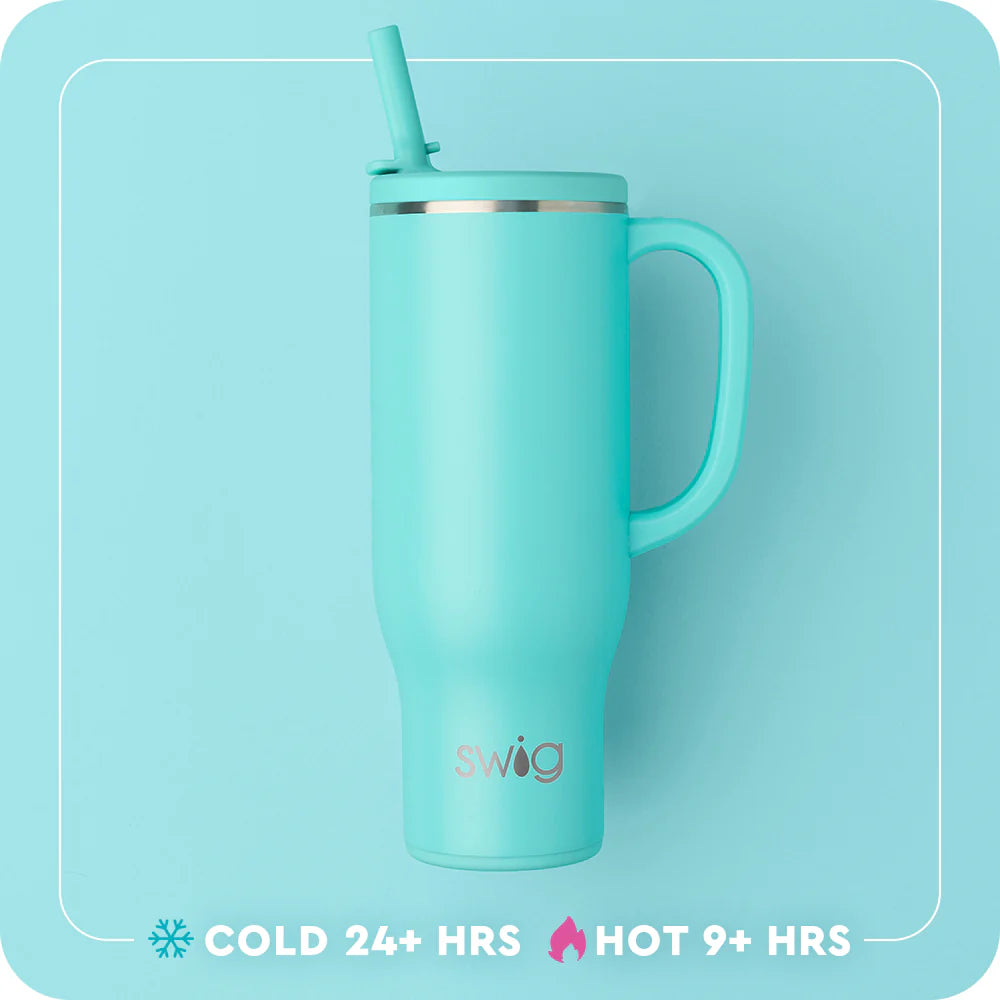 Swig Mega Mug 30OZ - Hydrangeas