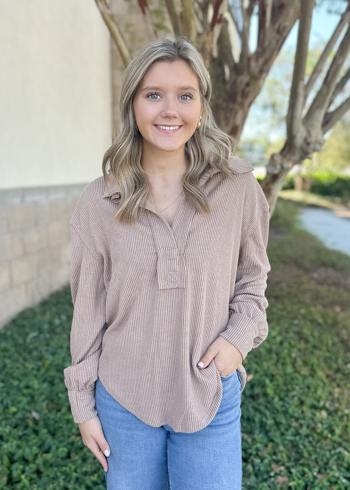 Azalea Knit Top - Camel