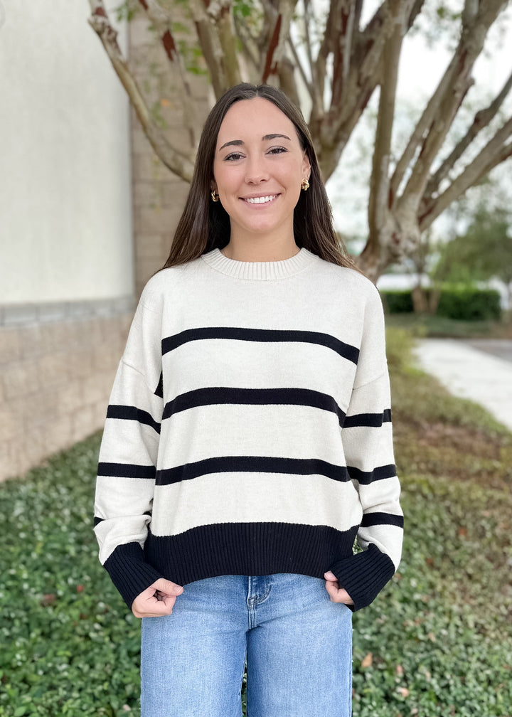 Jordane Striped Sweater