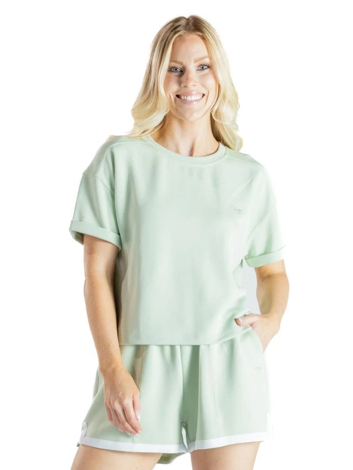 Maxine Pintuck Short - Sage