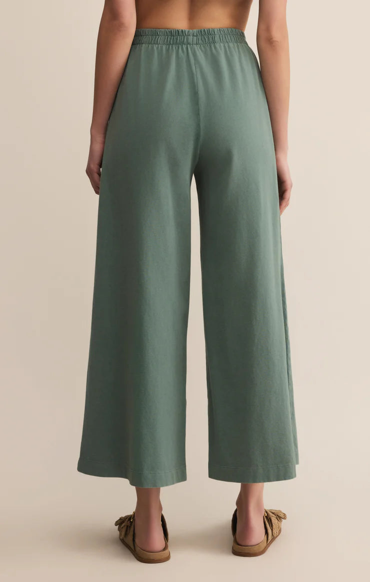 Scout Jersey Flare Pant - Hunter Green