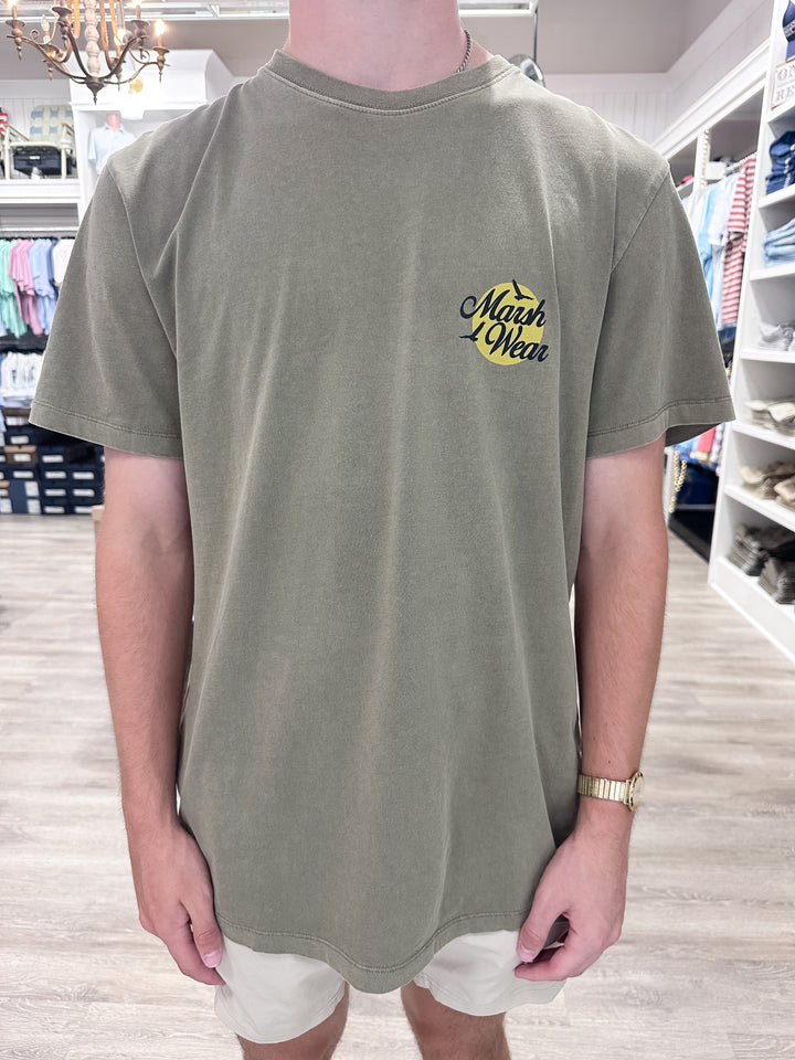 Marsh Wear Men’s S26 Buck Fever S/S T-Shirt - Vintage Moss