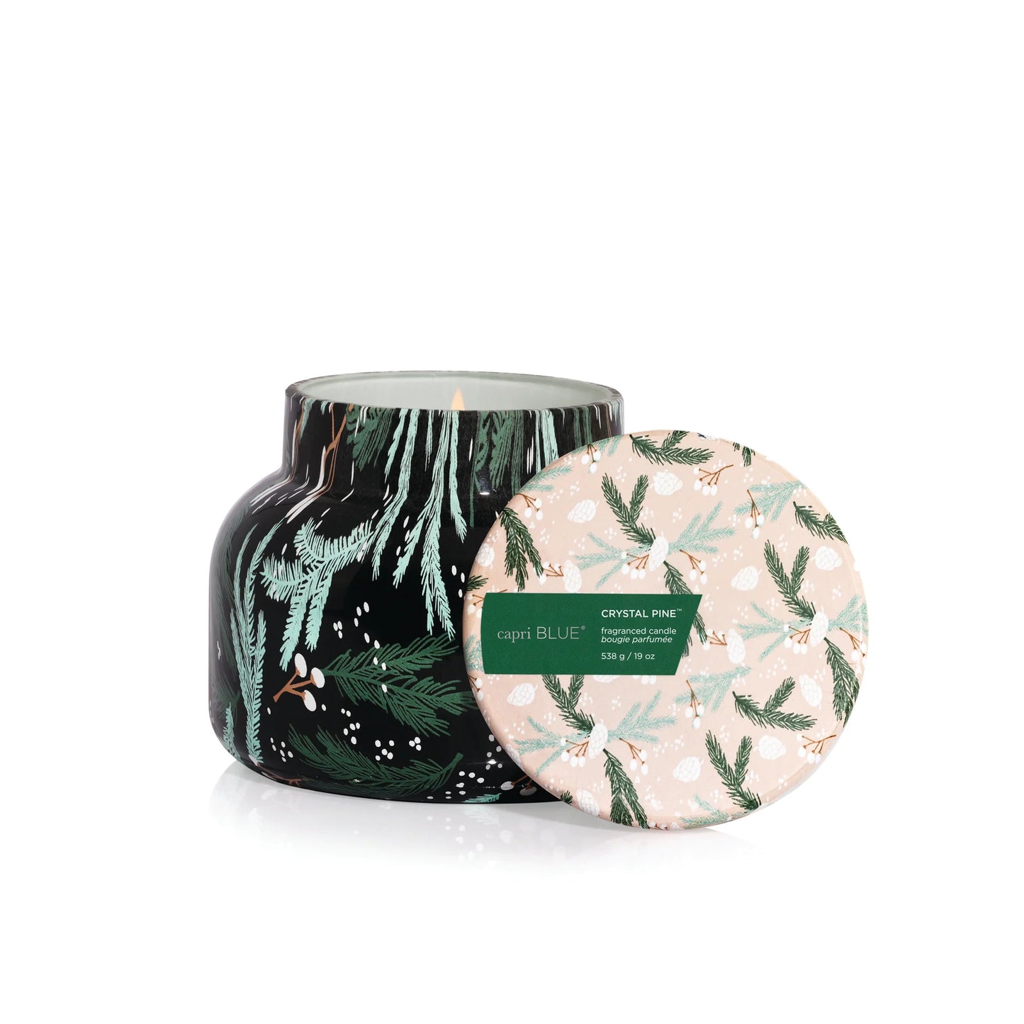 Crystal Pine Pattern Play Signature Jar Candle