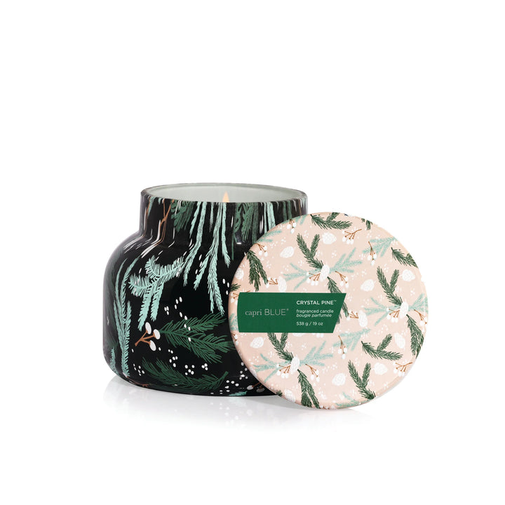 Crystal Pine Pattern Play Signature Jar Candle