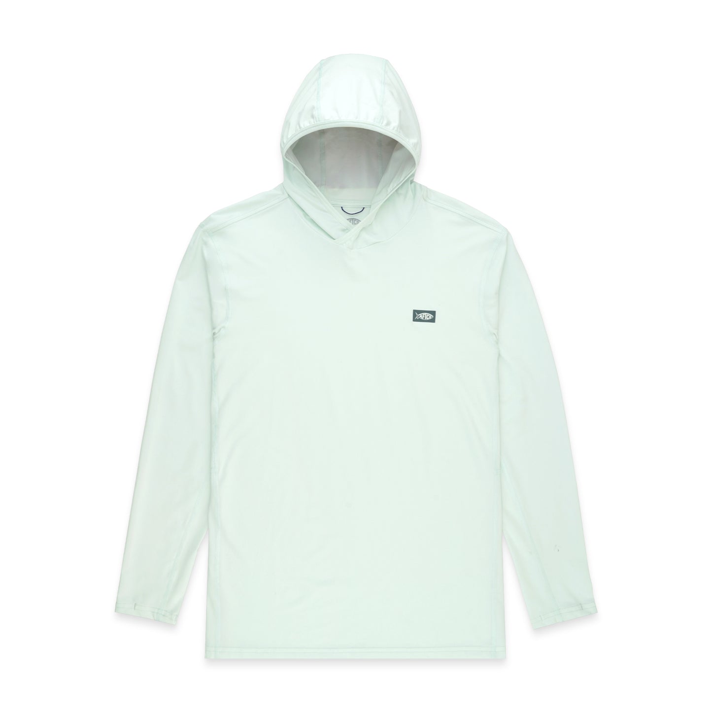 Aftco Men’s Air O Mesh Hoodie - Hint of Mint Heather