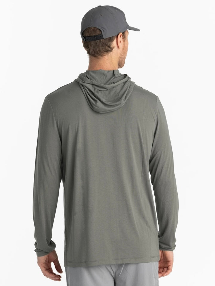 Free Fly Men’s Bamboo Lightweight Hoodie - Fatigue