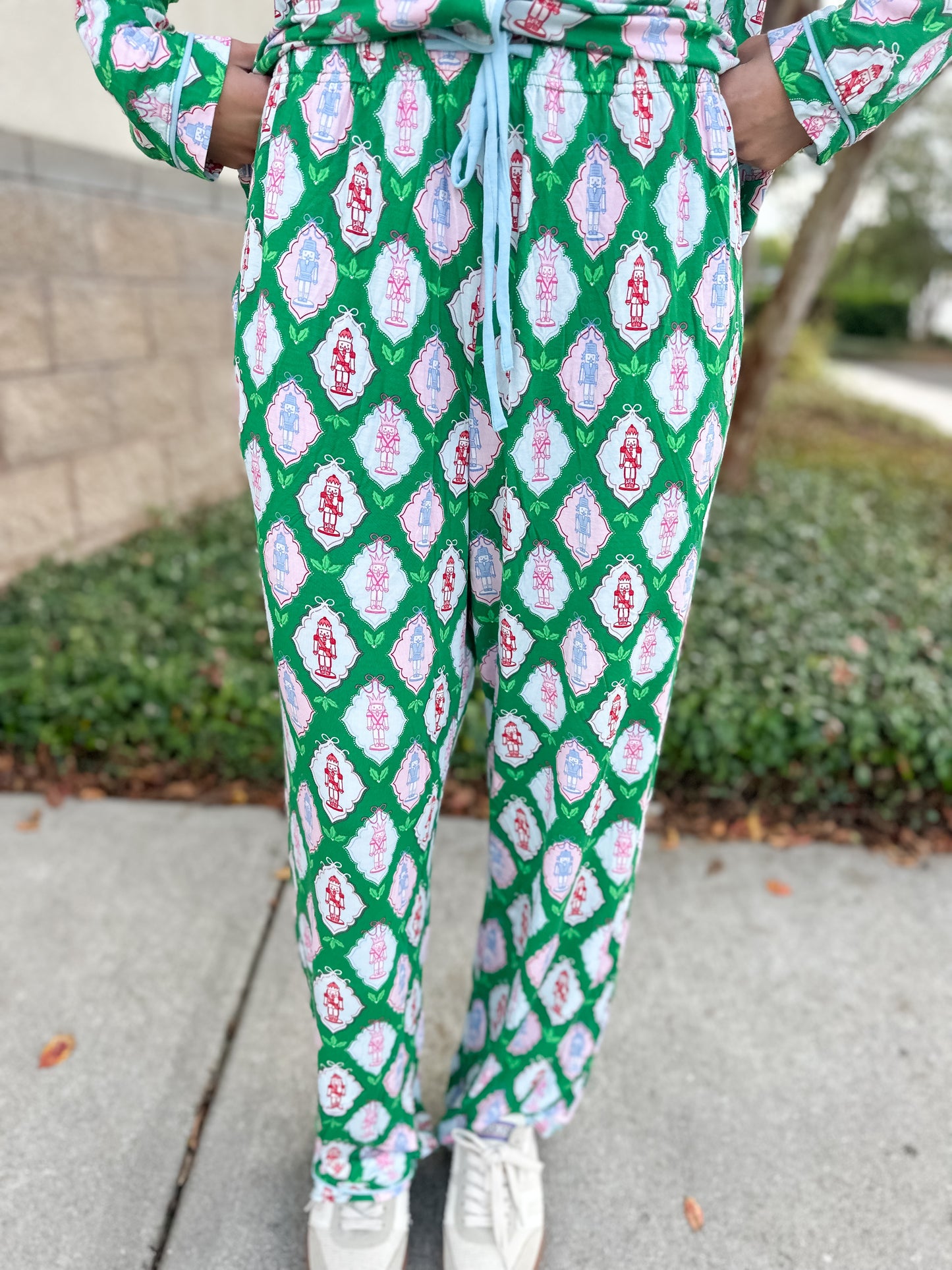MS Charlotte PJ Pant Set - Christmas Calvary