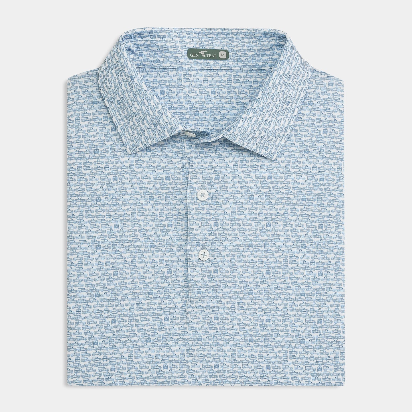 Genteal Spring ‘25 Printed Performance Polo - Defenders