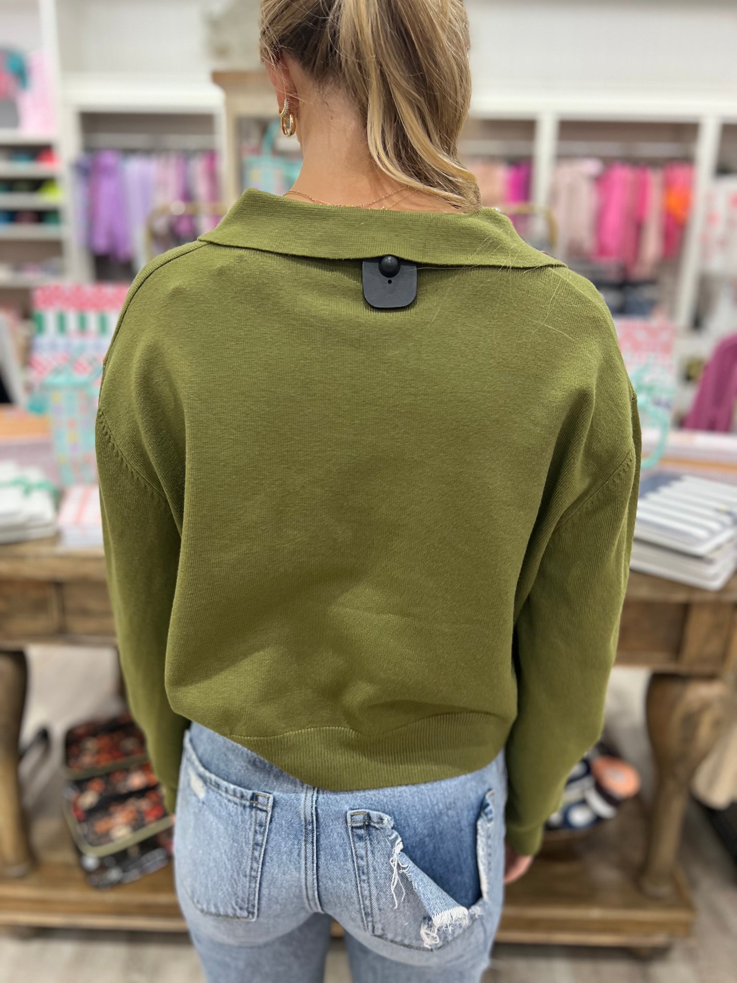 Charis Collared Sweater