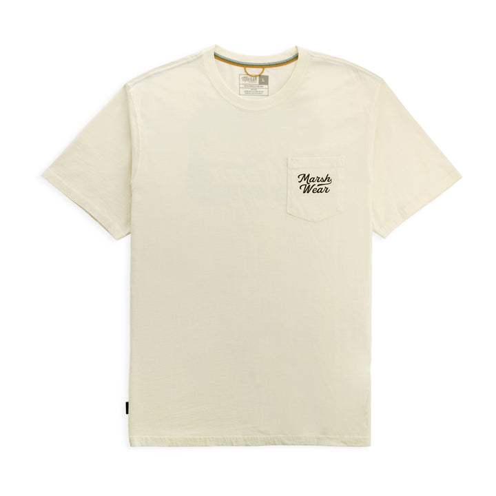 Marsh Wear Men’s S26 Snappy S/S Pocket T-Shirt - Vintage White