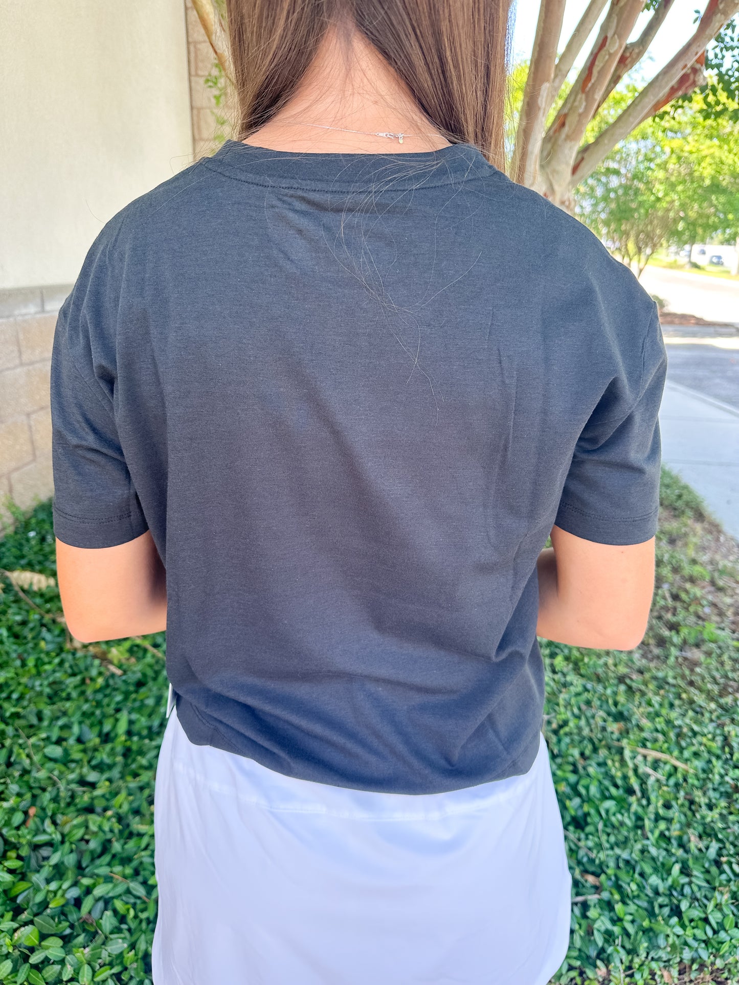 Free Fly Women’s Bamboo Current Boxy Tee - Black