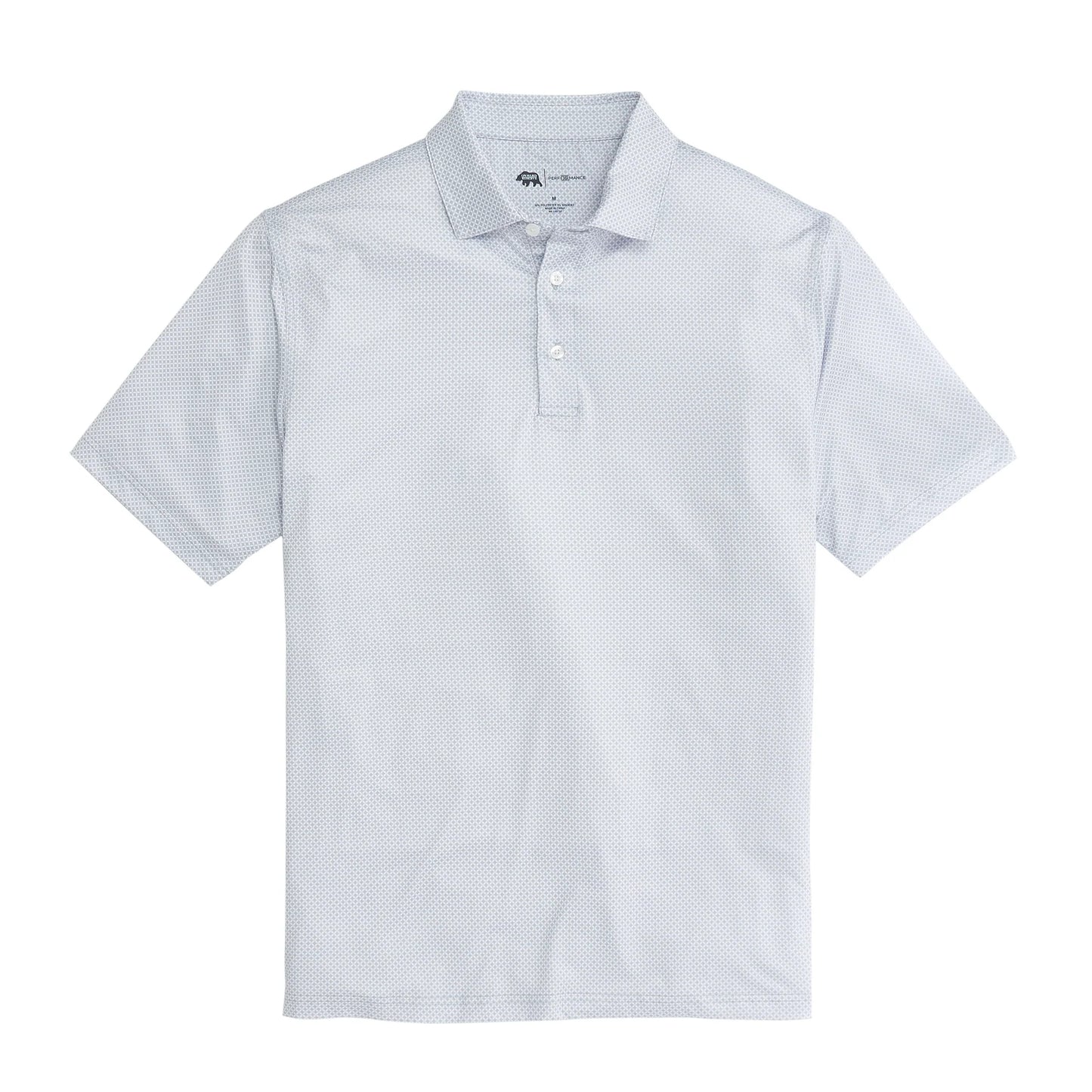 Onward Reserve Scope Printed Performance Polo - Mirage Grey