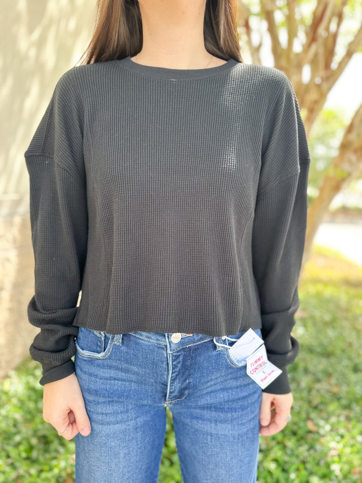 Angel Mini Thermal Top - Black