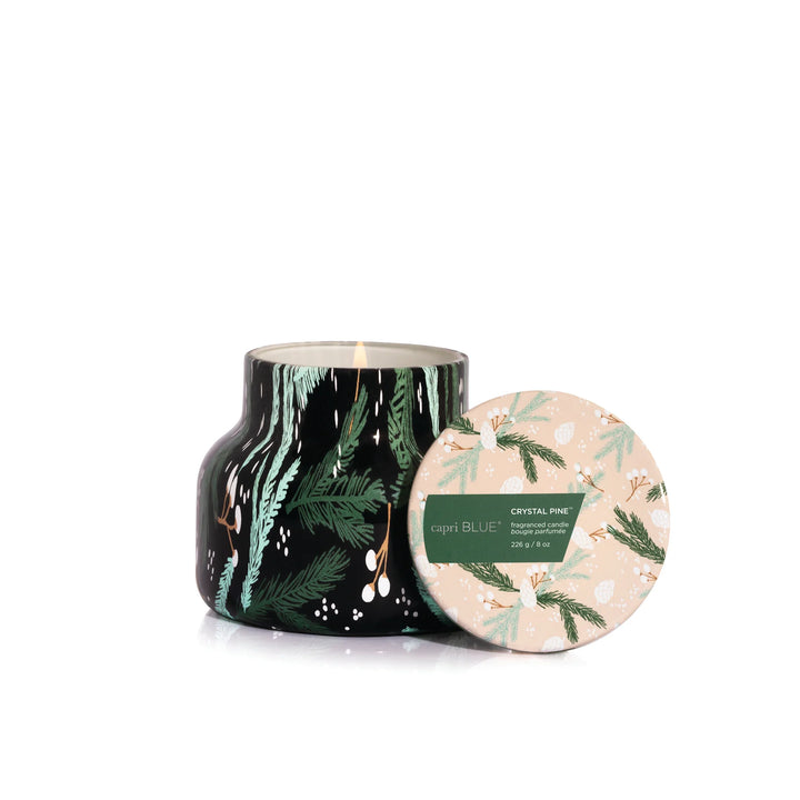 Crystal Pine Pattern Play Petite Jar Candle