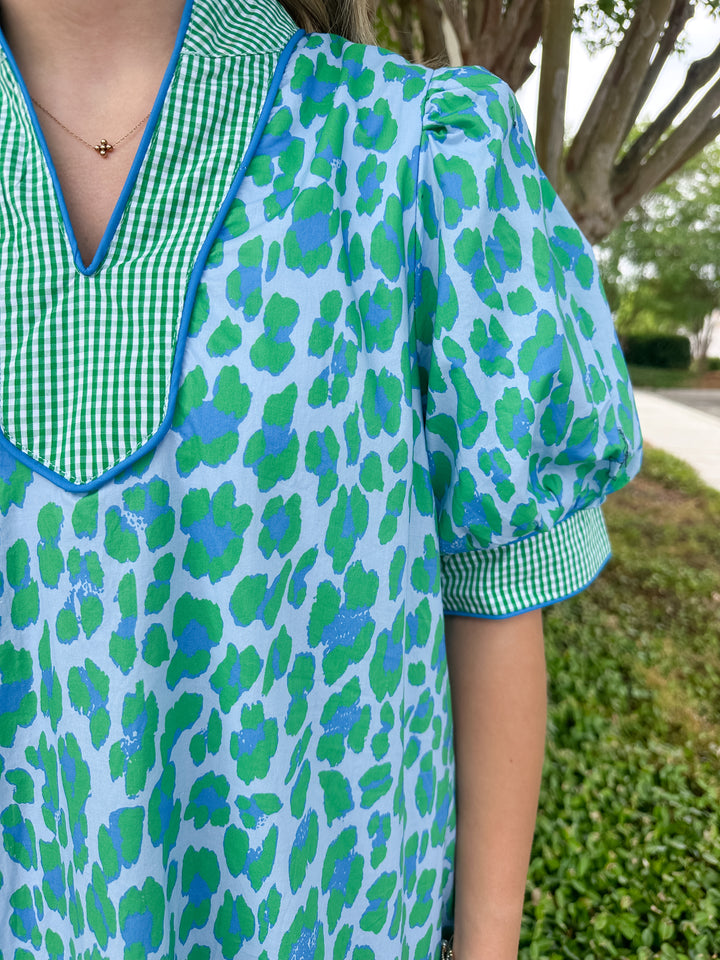 Linda Contrast Maxi Dress