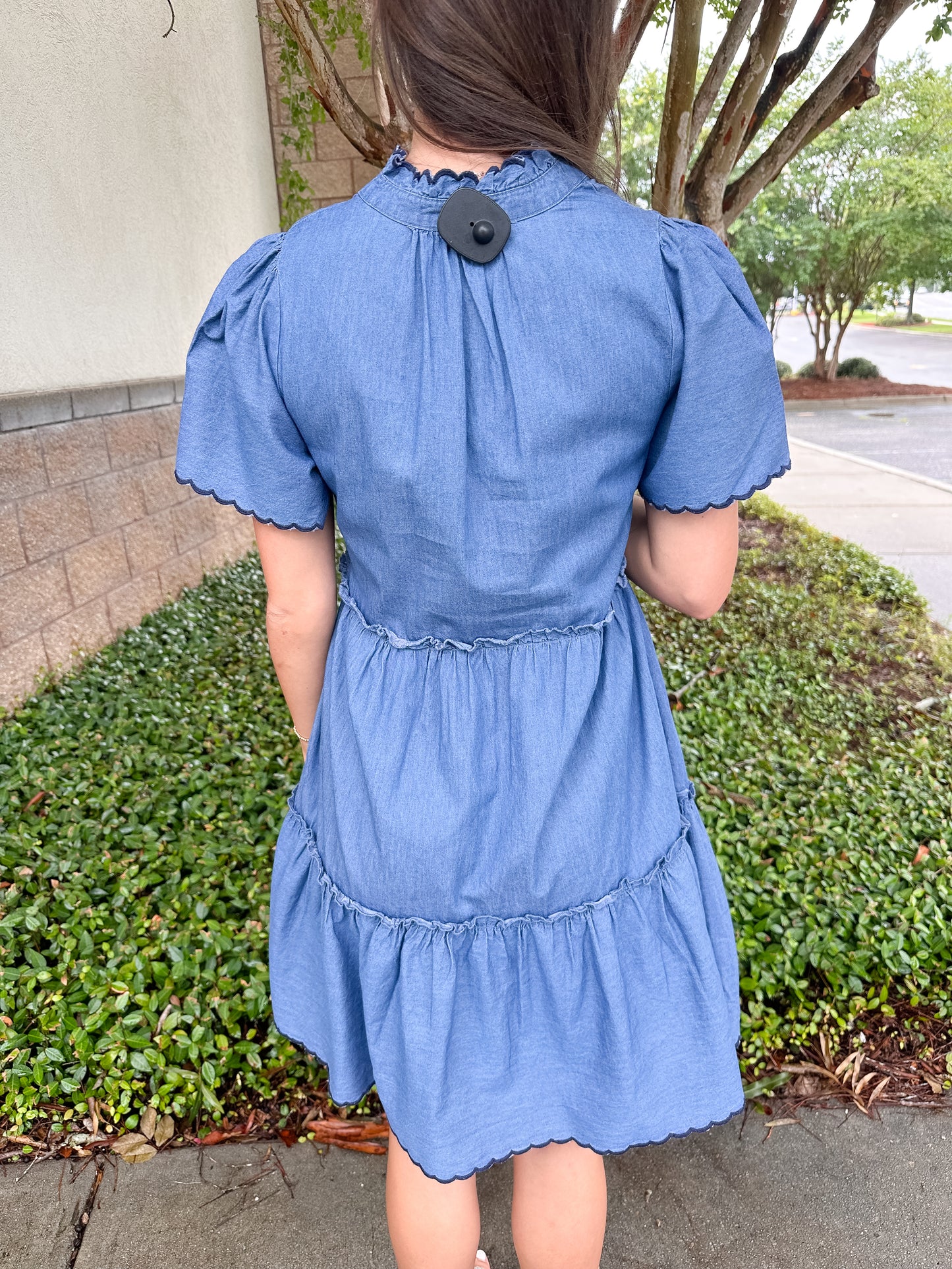 Ivy Mini Dress - Chambray