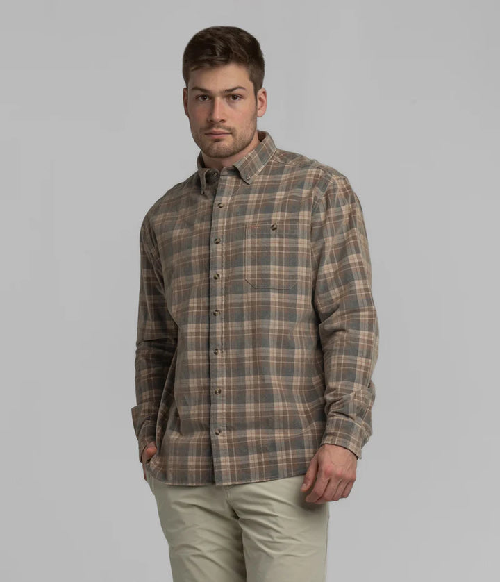 SSCO Men’s Braxton Lightweight Cord Flannel - Boulder