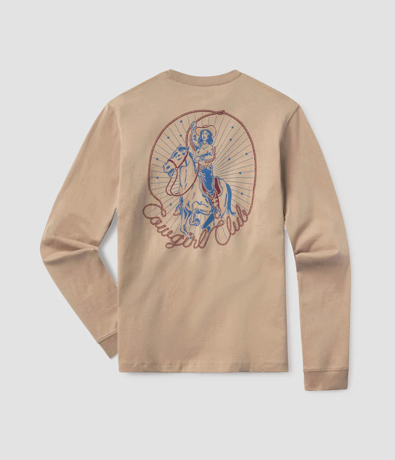 SSCO Women’s Giddy Up L/S Pocket T-Shirt - Chestnut