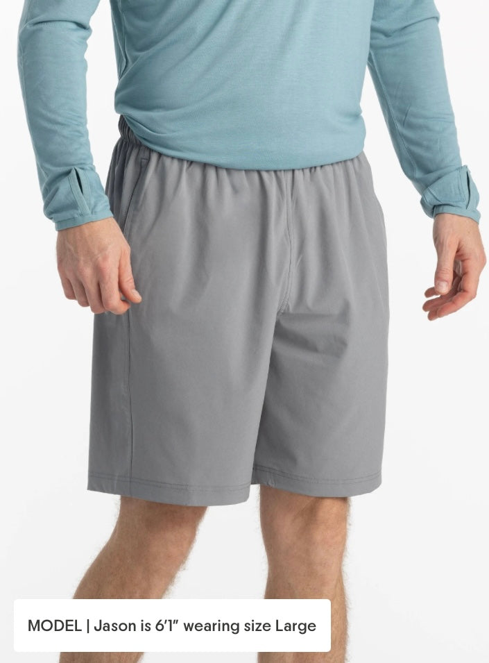 Free Fly Men’s Breeze Short 8” - Slate
