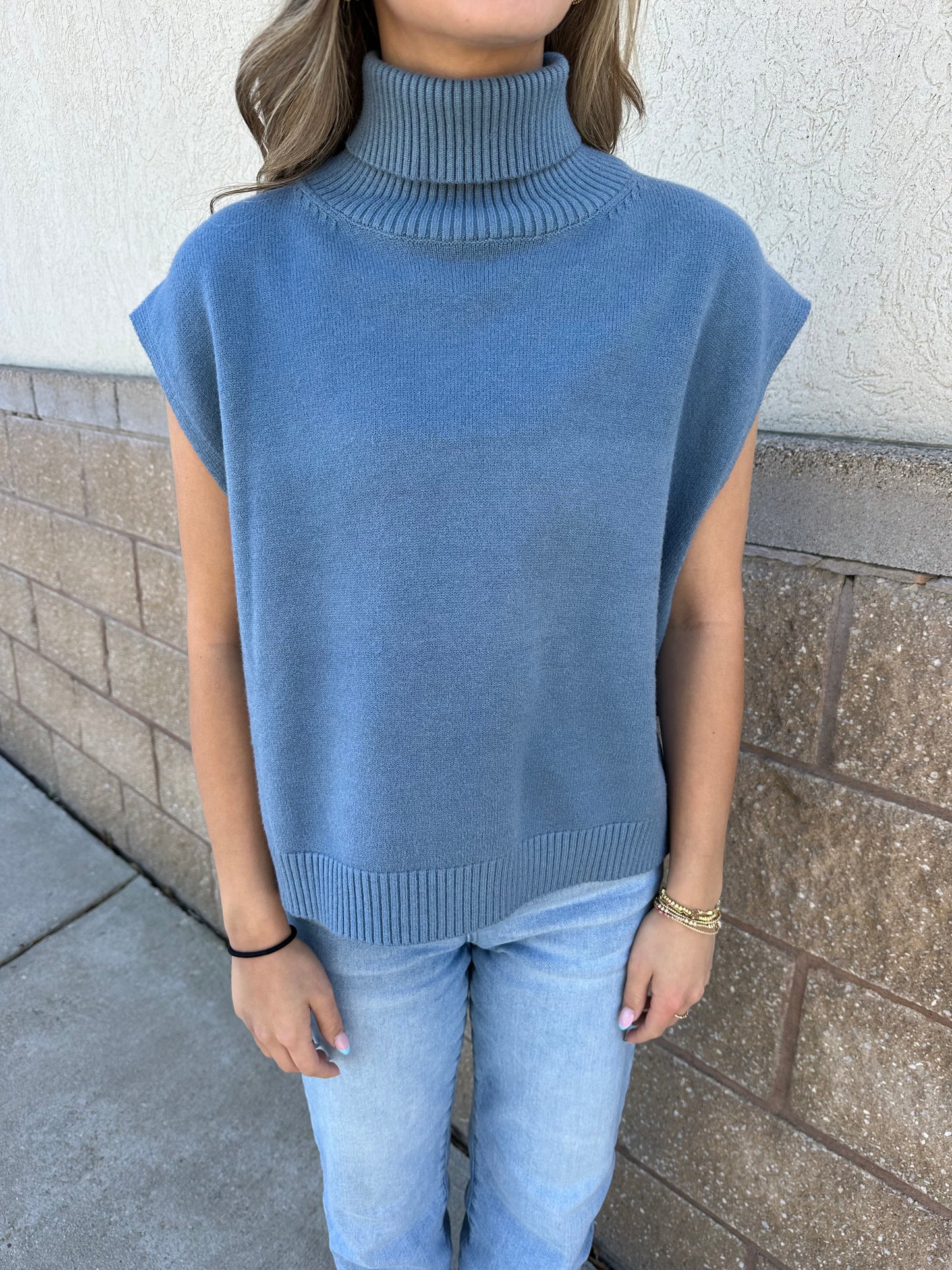 Bailey Turtleneck Hi/Lo Sweater