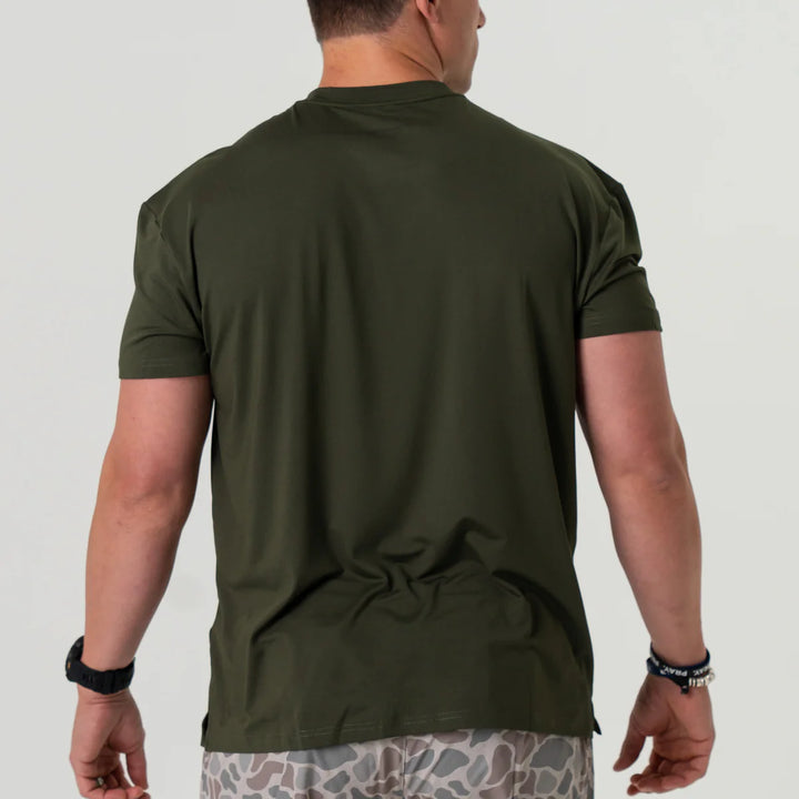 Burlebo Men’s Go To Tee - Mallard Green