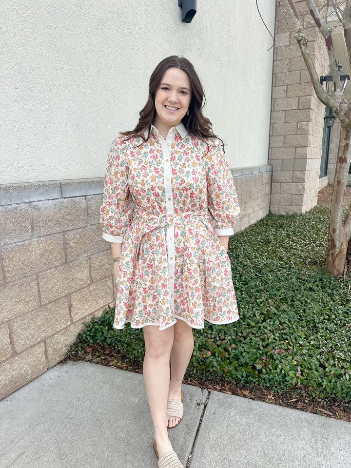 Marsha Dress - Cream