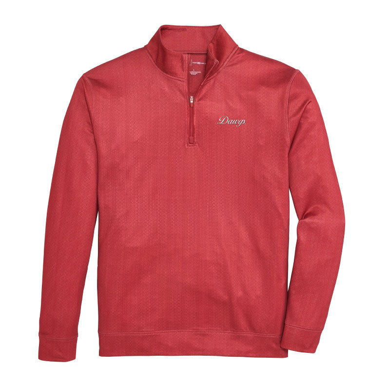 Onward Reserve Vintage G Scripted Dawgs Printed Performance 1/4 Zip Pullover - Red