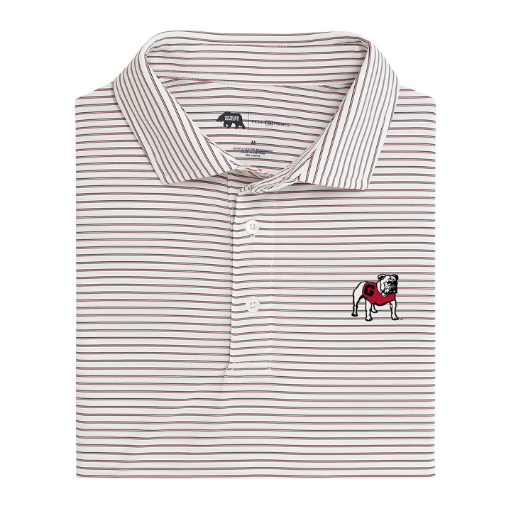 Onward Reserve UGA Standing Bulldog Scout Stripe Performance Polo - Red