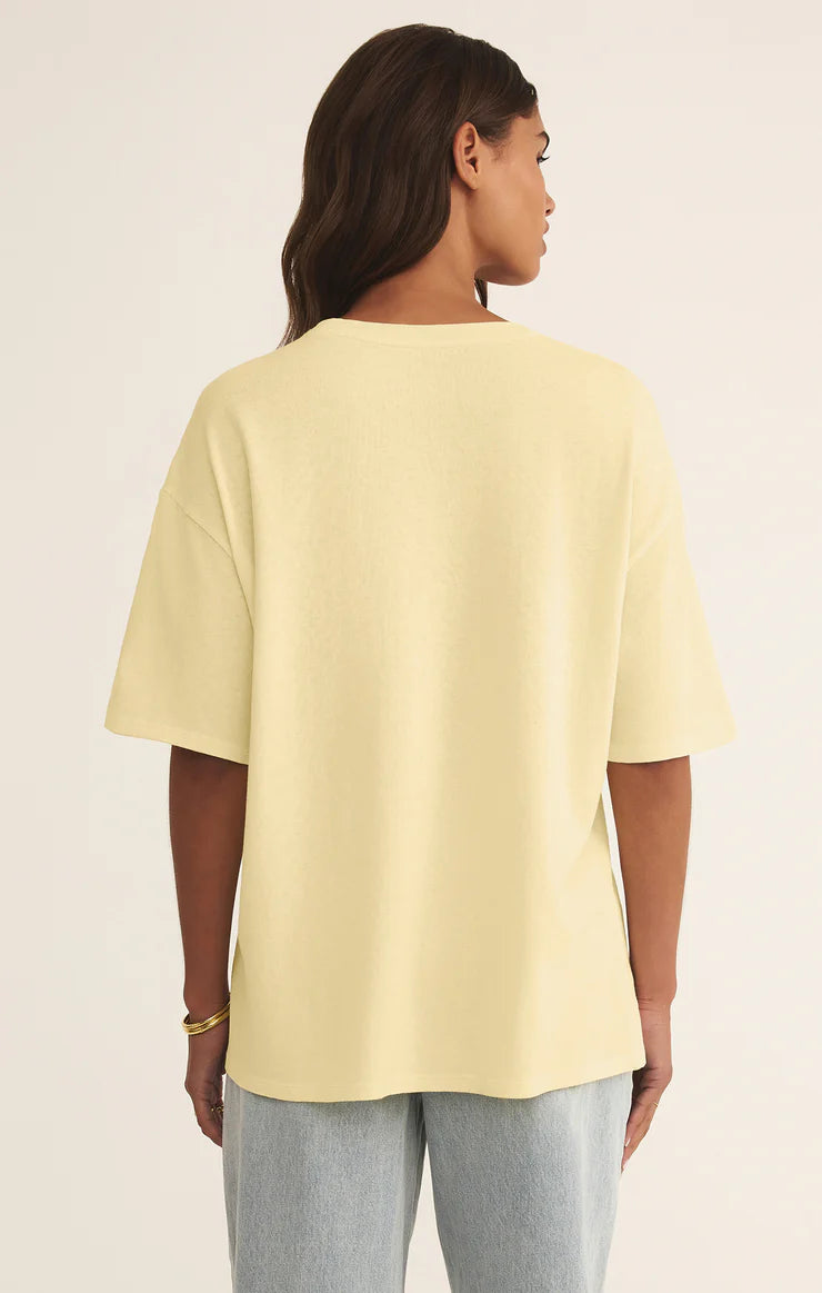 Seas Social Tee - Mellow Yellow