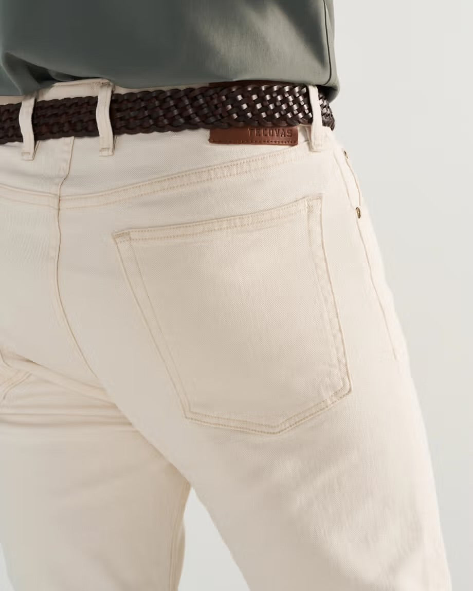 Tecovas Men’s Slim Straight Stretch Twill Pant - Light Sand