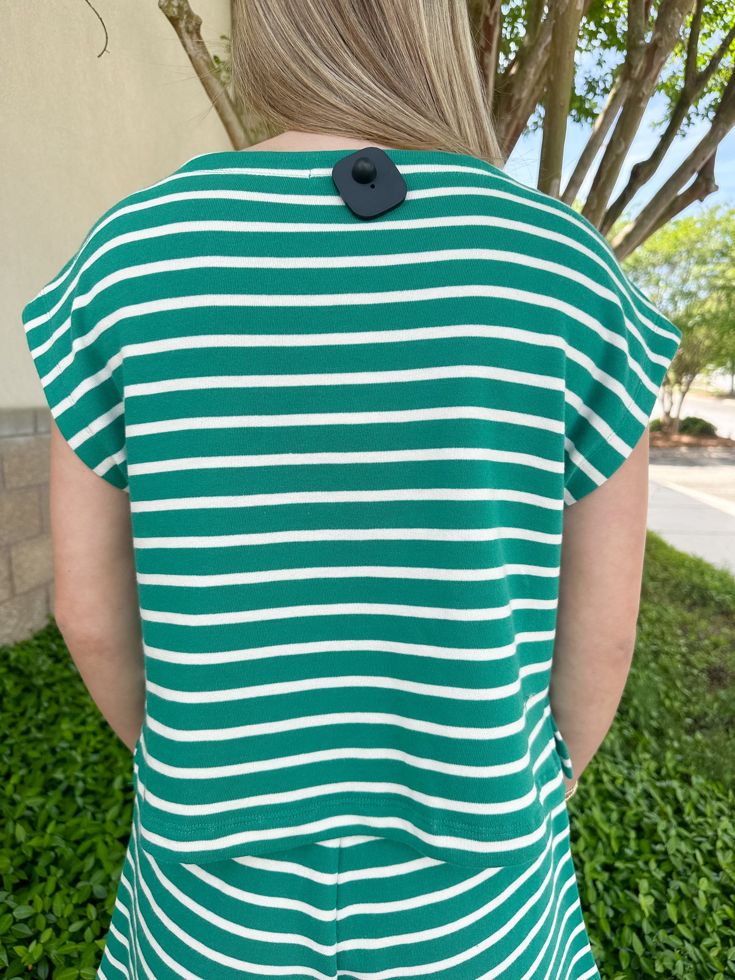 Tilly Striped Top - Rainforest