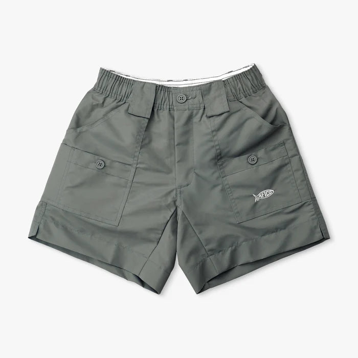 Aftco Youth Original Fishing Short - Charcoal