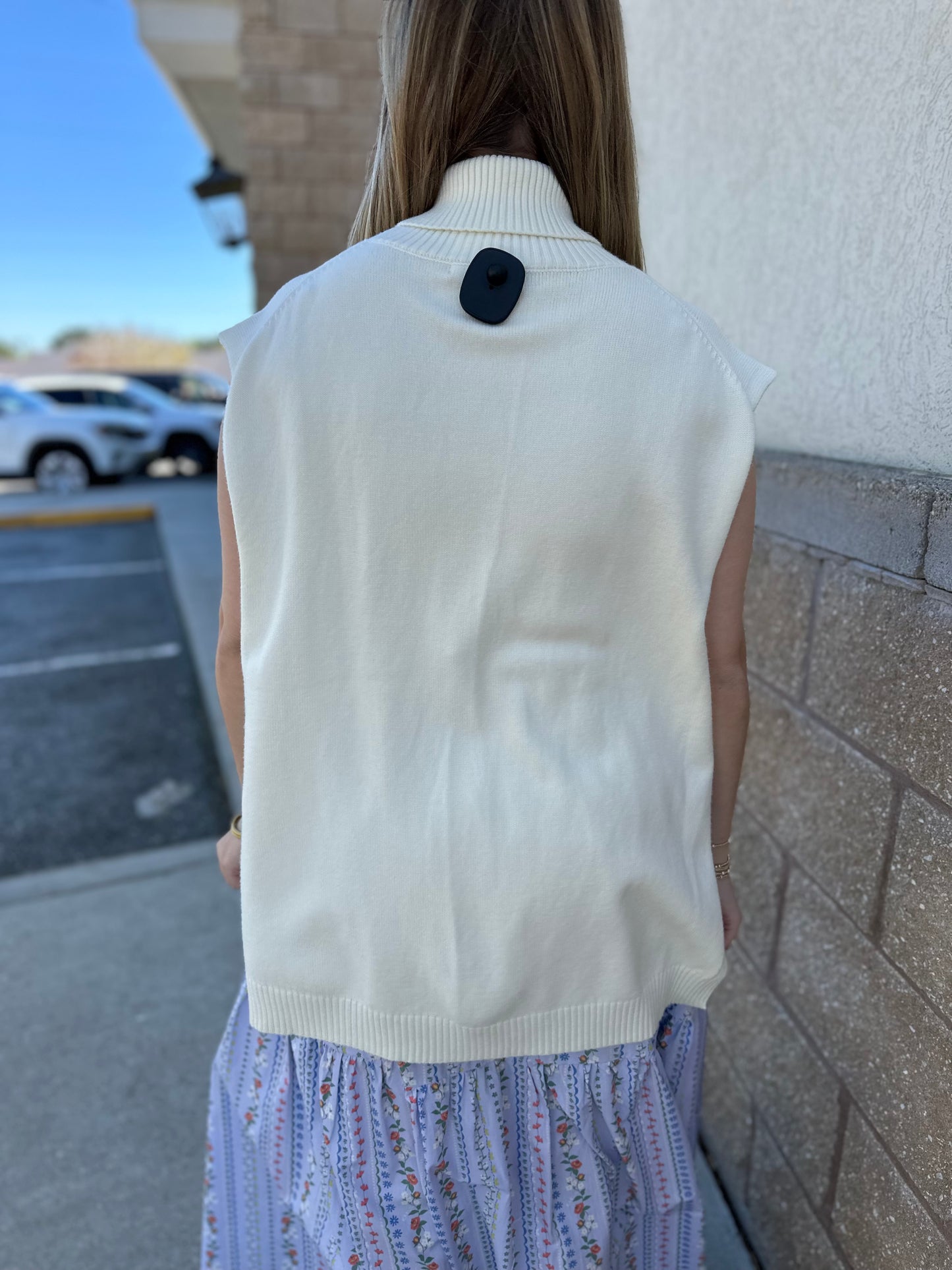 Bailey Turtleneck Hi/Lo Sweater - Oatmeal
