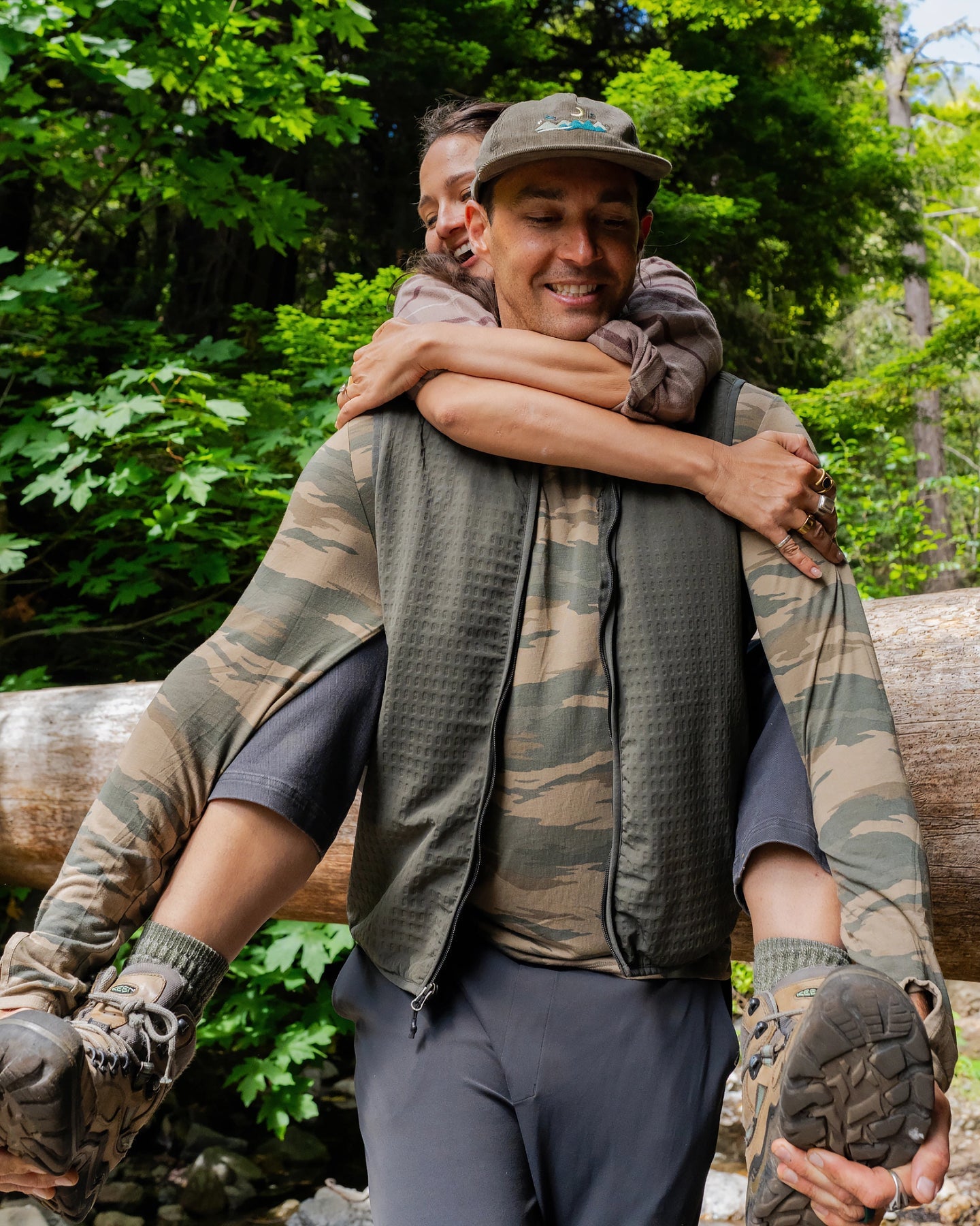 FreeFly Men’s Gridback Fleece Vest - Dark Forest