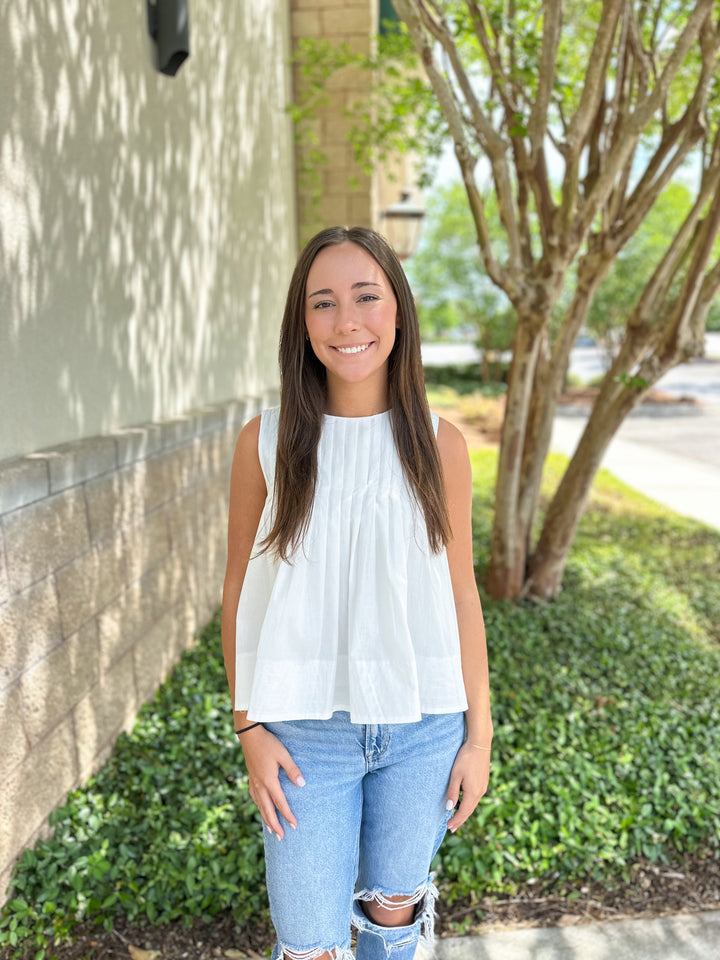 Ramona Pleated Tank