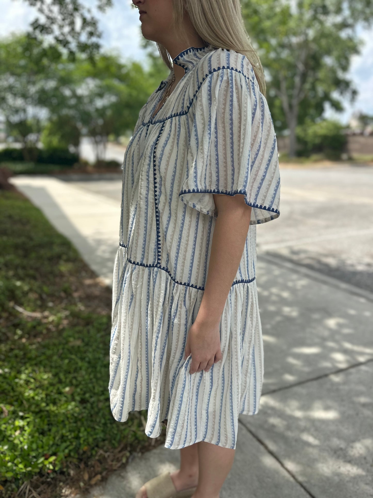 Michelle Linen Dress