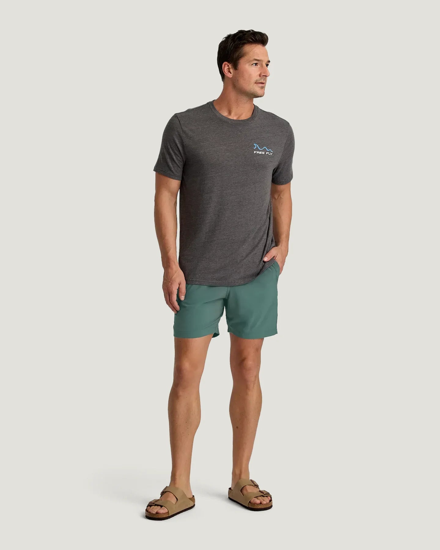 Free Fly Men’s Breeze Short 6” - Sea Pine