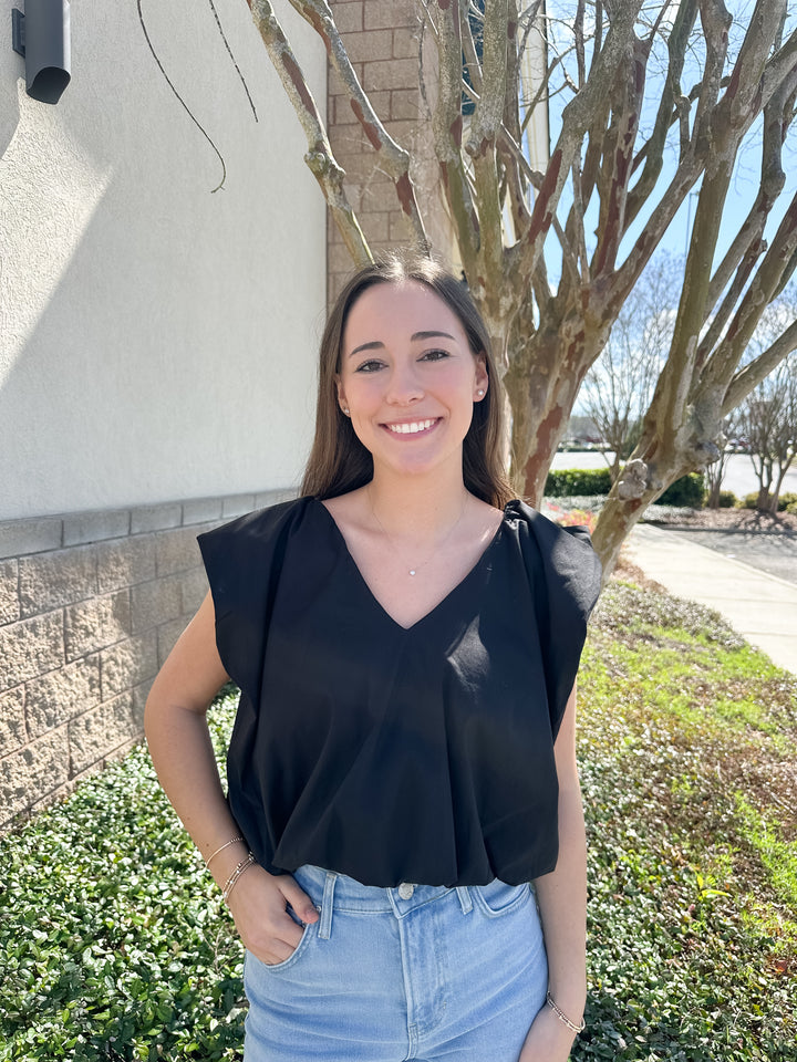 Francis Bubble Top - Black