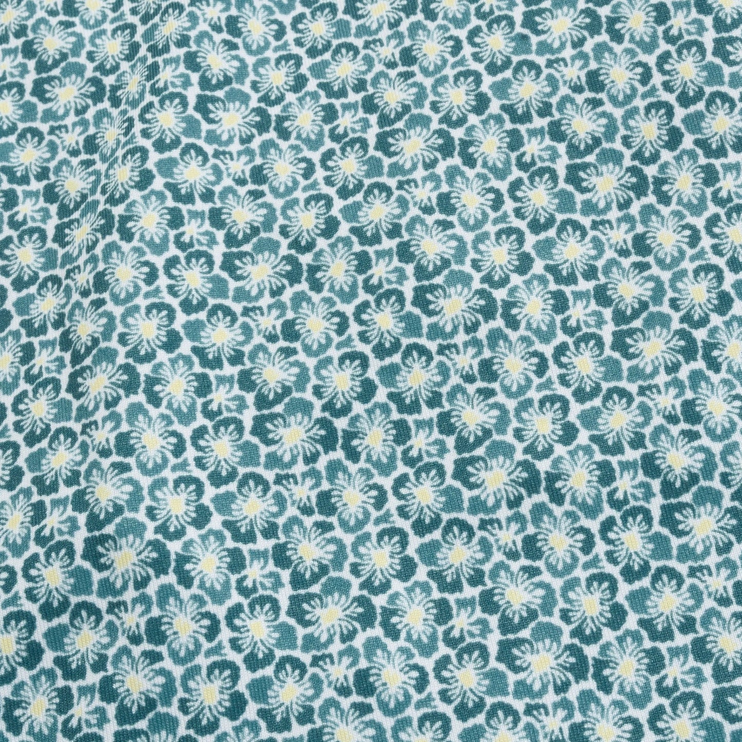 Genteal Spring ‘25 Printed Polo - Sage Hibiscus